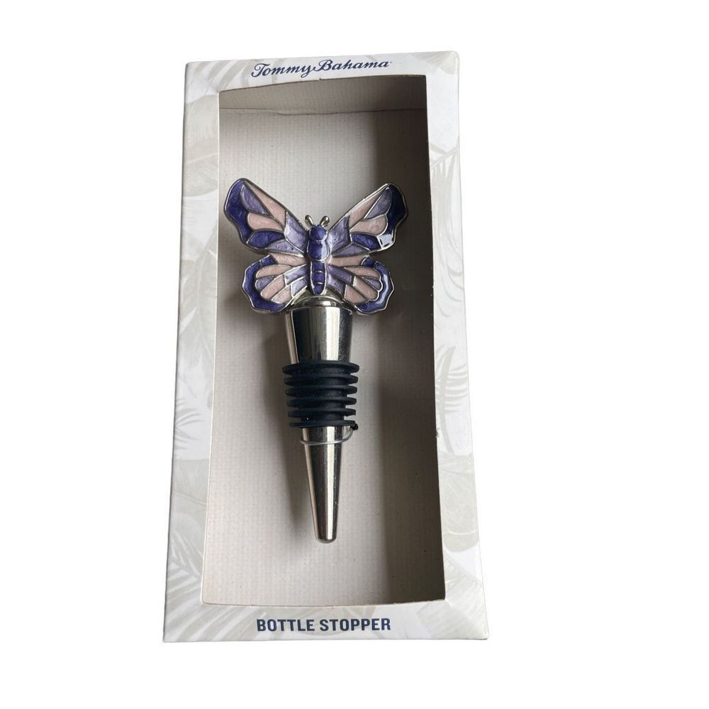 NWT Tommy Bahama Butterfly Bottle Stopper